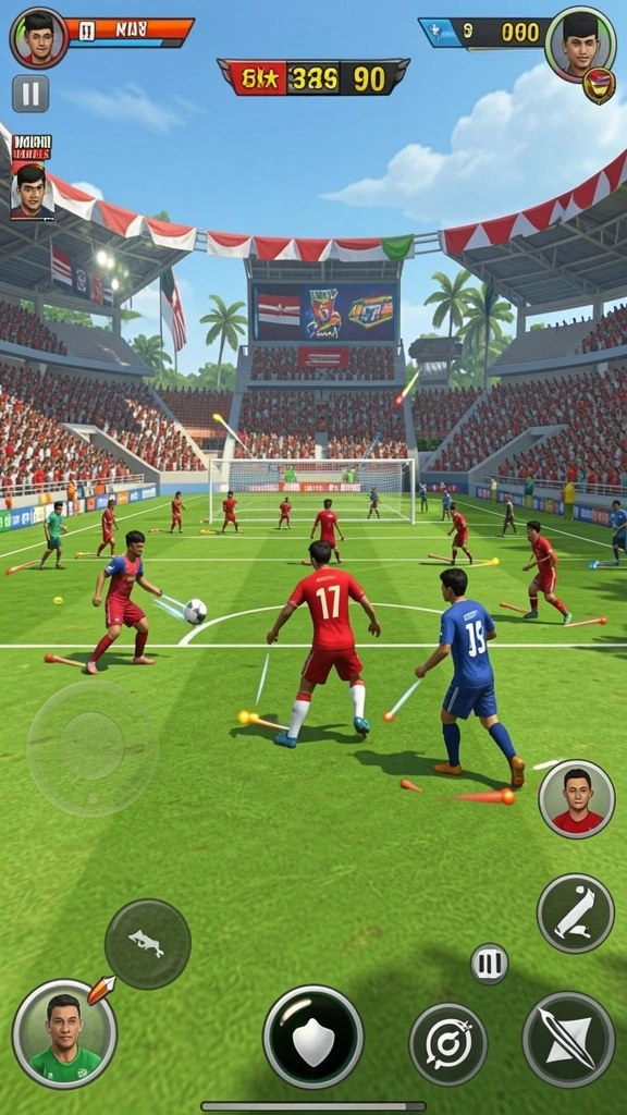 Fitur multiplayer yang memungkinkan persaingan menarik.