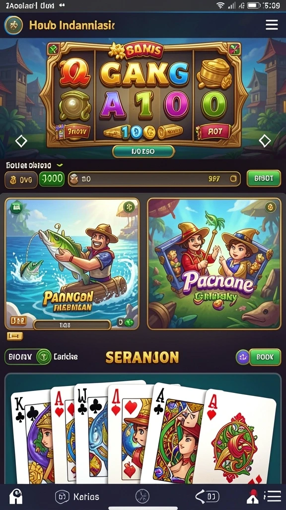 Berbagai pilihan permainan kasino yang seru.