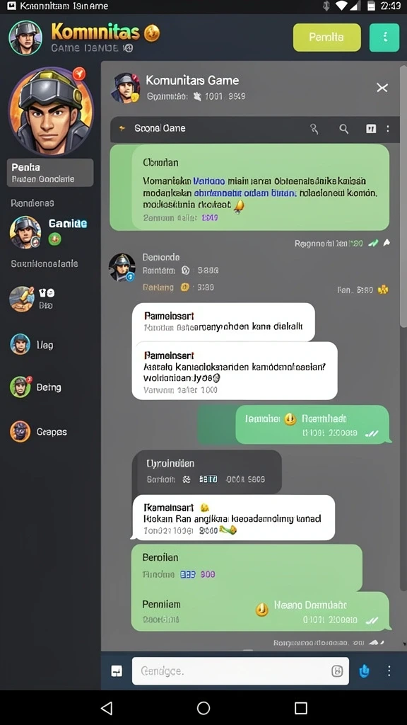 Karakter yang dapat dikustomisasi sesuai keinginan.
