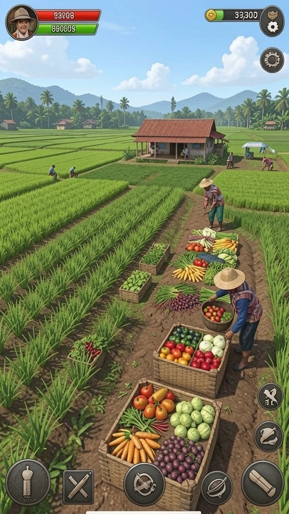 Karakter unik yang menambah keseruan bermain.