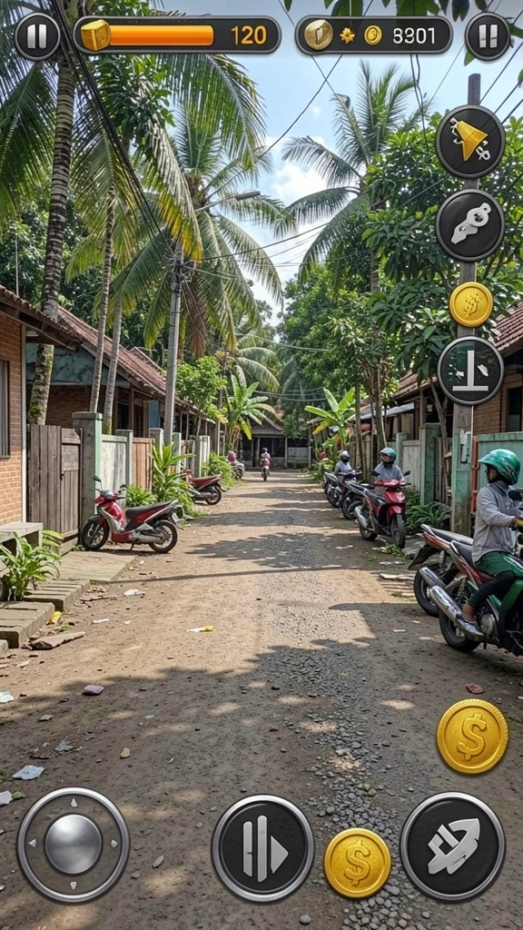 Tampilan grafis yang menakjubkan di ATOM138.