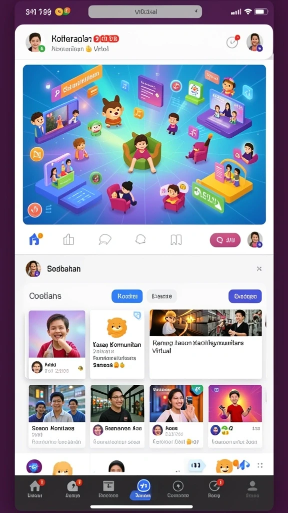 Tampilan antarmuka yang menarik dan user-friendly.