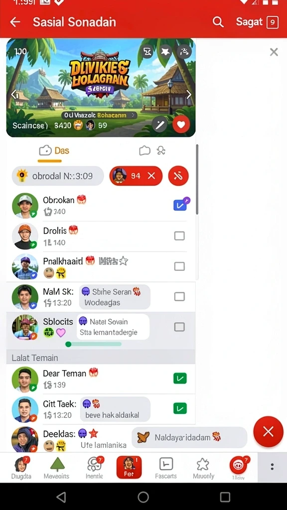 Tampilan permainan slot yang menarik dan penuh warna.