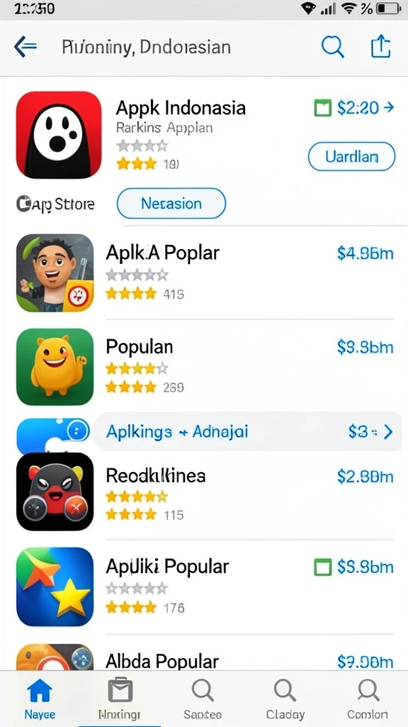 Visualisasi hadiah yang dapat dimenangkan oleh pemain.