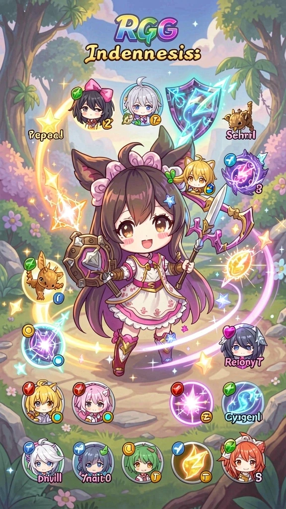 Tampilan awal game yang memukau dan intuitif.