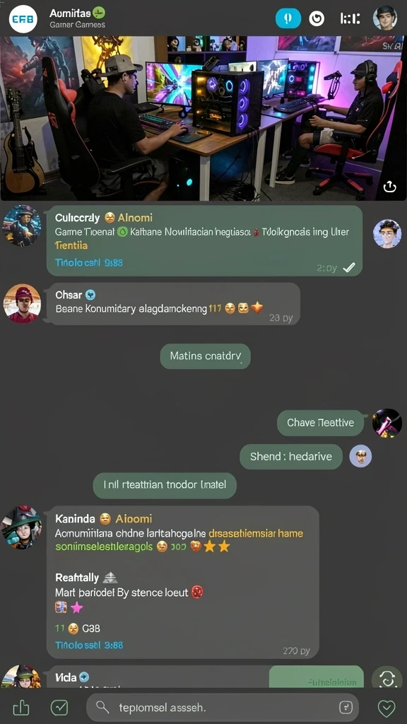 Tampilan menu utama dengan desain yang modern.