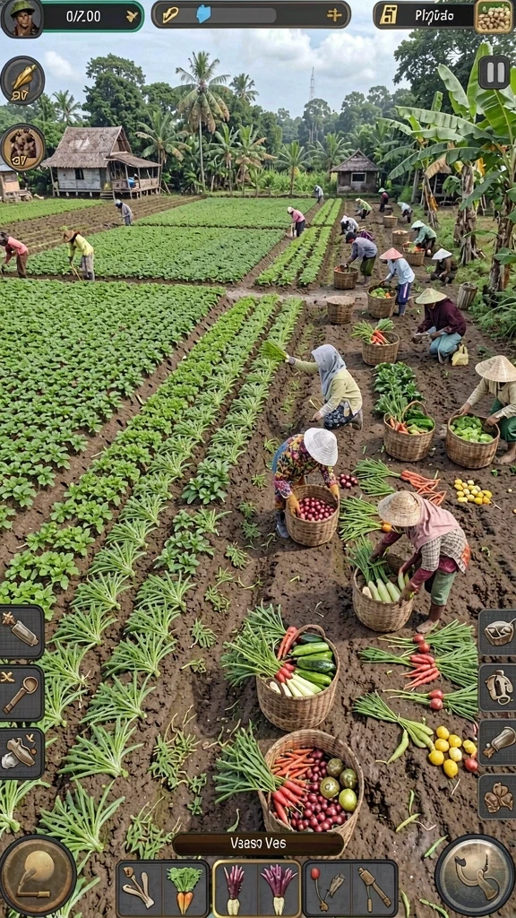 Screenshot menampilkan pemandangan indah dari lingkungan permainan.