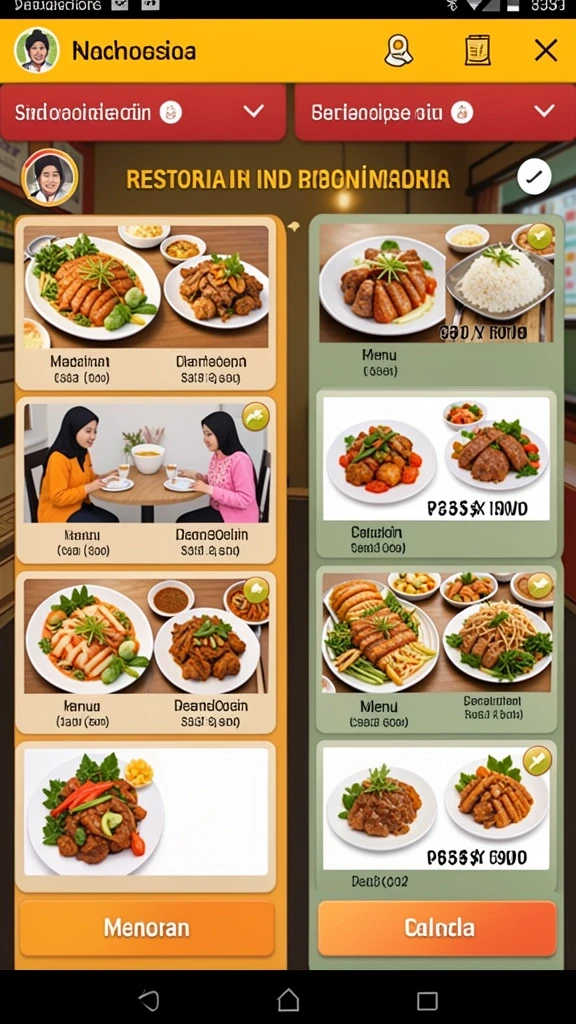 Tampilan antarmuka pengguna yang sederhana dan menarik.