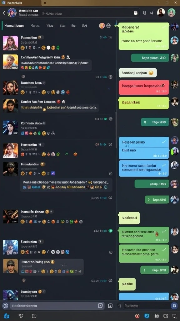 Tangkapan layar dengan grafik yang memanjakan mata.