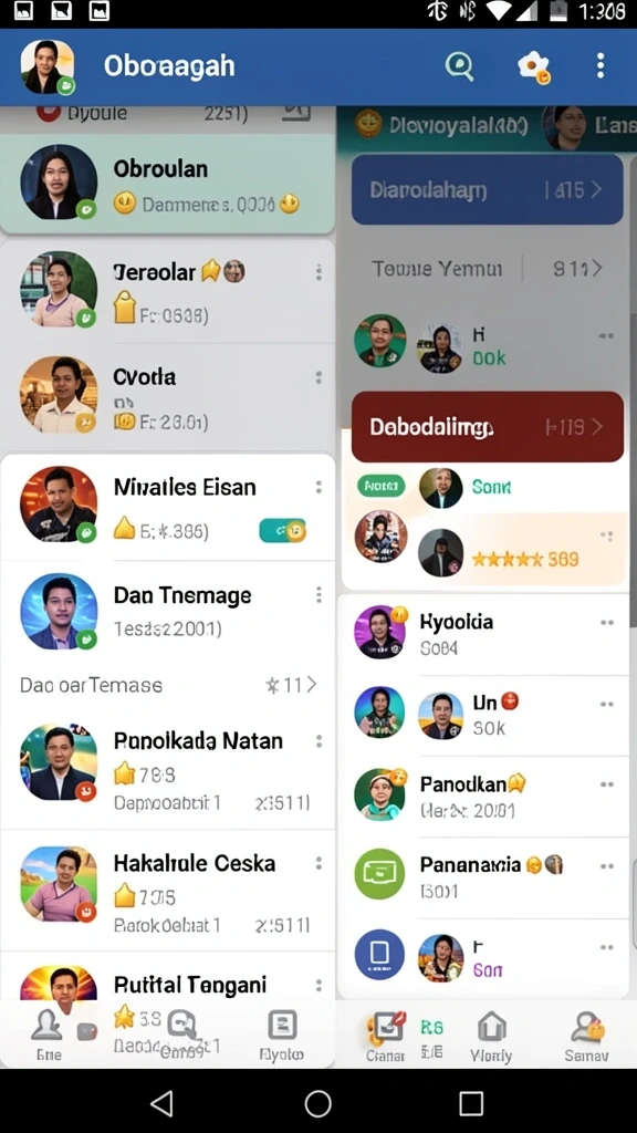 Screenshot menunjukkan karakter yang bisa dipilih oleh pemain.