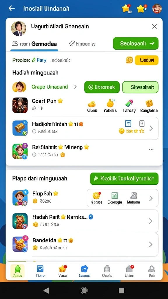 Tampilan antarmuka yang menarik dan mudah digunakan.