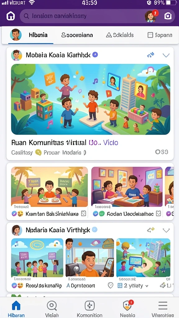 Tampilan antarmuka pengguna yang intuitif dan menarik.