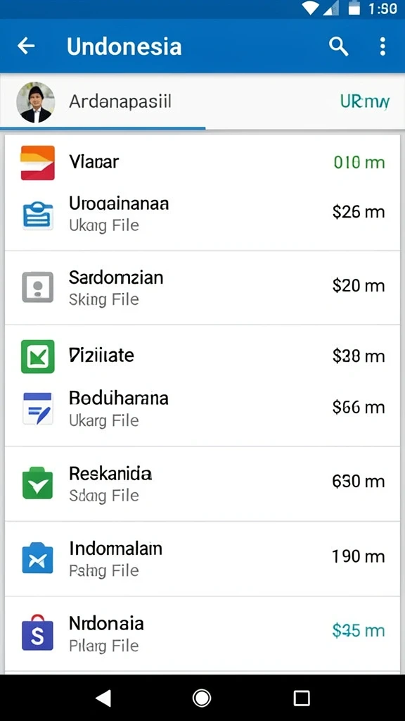Pengguna sedang bermain dalam mode kompetisi.