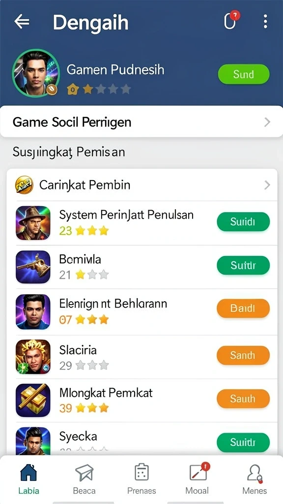 Antarmuka yang intuitif dan mudah digunakan.