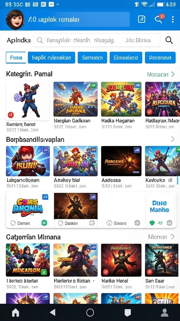 Antarmuka pengguna yang menarik dan intuitif.