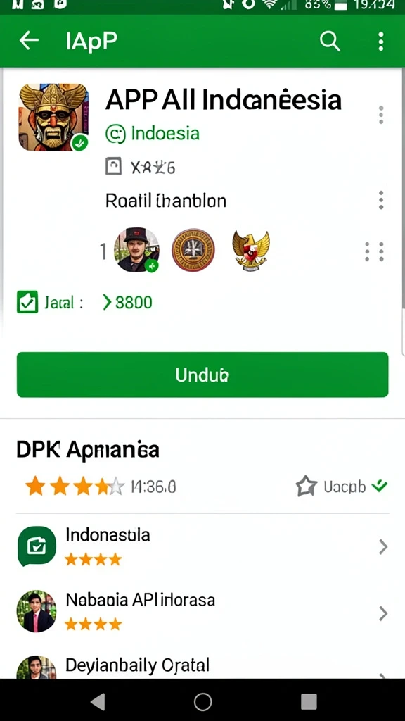 Tampilan antarmuka yang user-friendly.