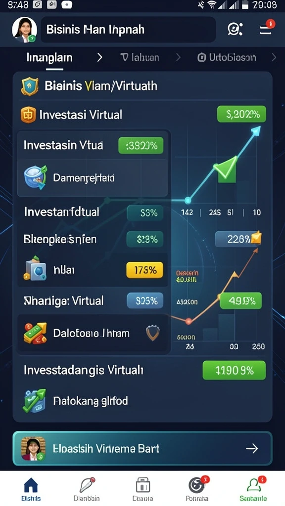 Screenshot menampilkan grafis yang menawan dengan detail yang tinggi.