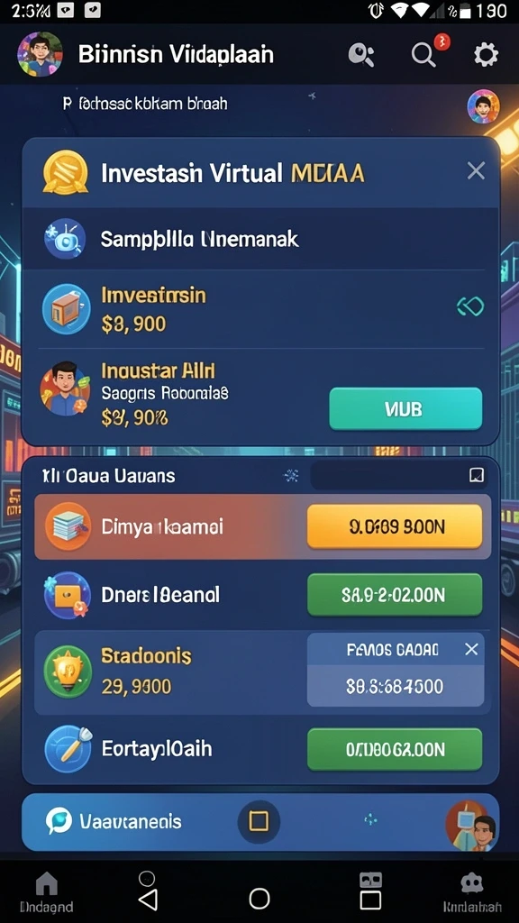 Tangkapan layar dari level yang menantang dan penuh rintangan.