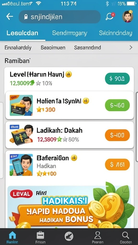Tampilan antarmuka yang ramah pengguna.
