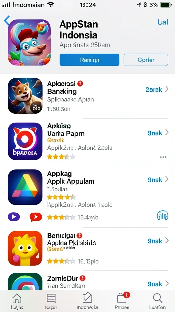 Level-level menantang yang harus diselesaikan.