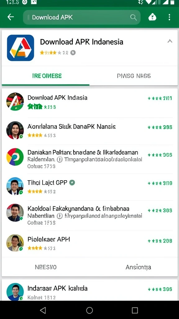 Menu utama dengan berbagai pilihan permainan.