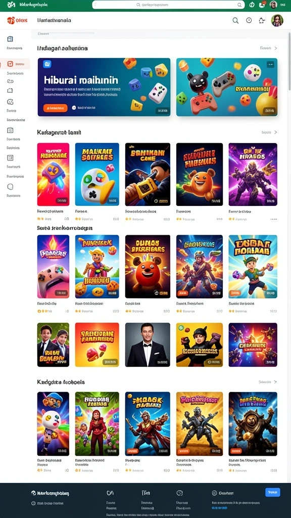 Tampilan karakter-karakter unik dalam game.