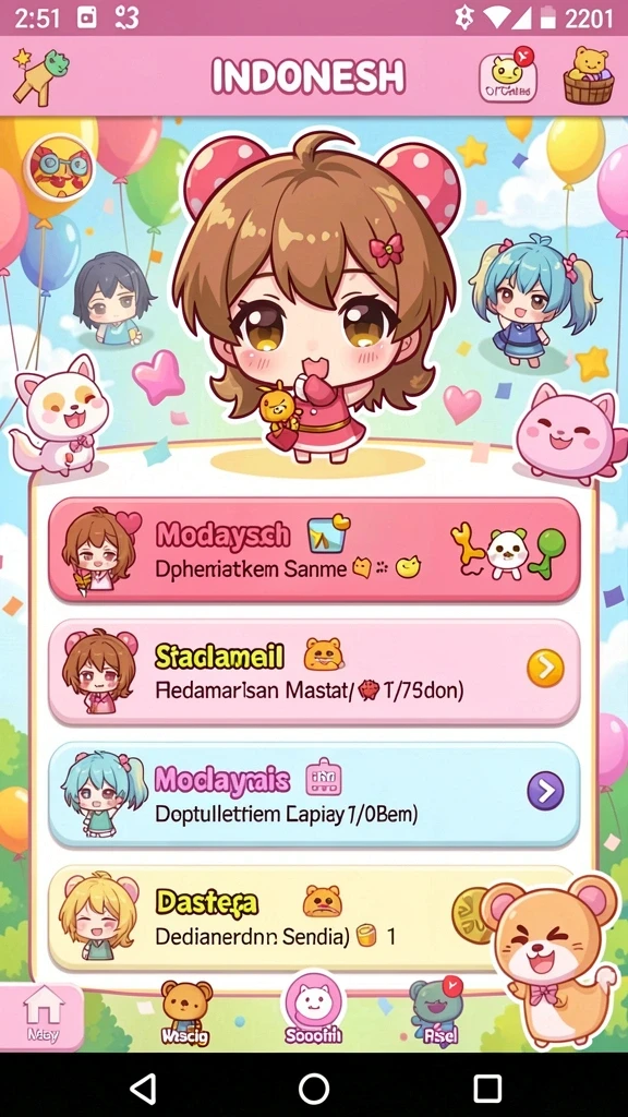 Screenshot pertarungan seru di arena.