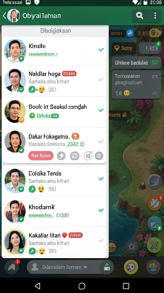 Screenshot menunjukkan tampilan awal permainan RICH7 yang menarik.