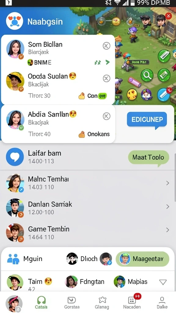 Beragam karakter dengan kemampuan unik yang menarik.