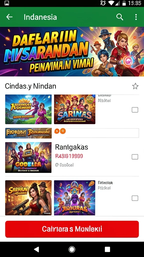 Bonus harian yang menguntungkan untuk pengguna.
