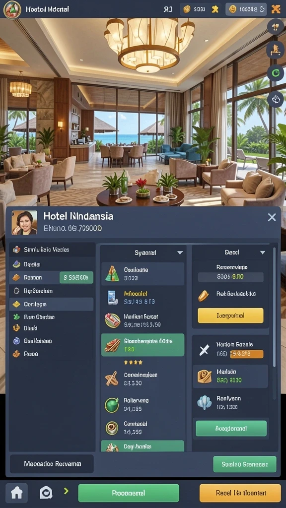 Tampilan antarmuka yang menarik dan user-friendly.