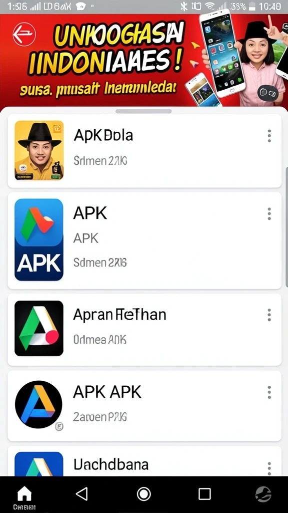 Tampilan utama SXXPLAY yang menarik dan intuitif.