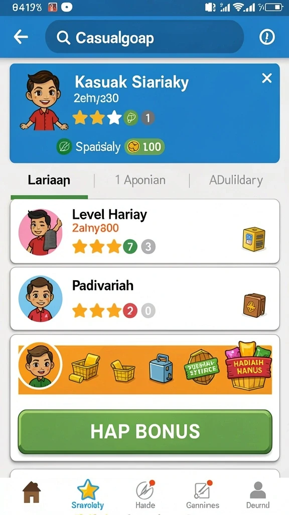 Karakter-karakter unik siap untuk dijelajahi.