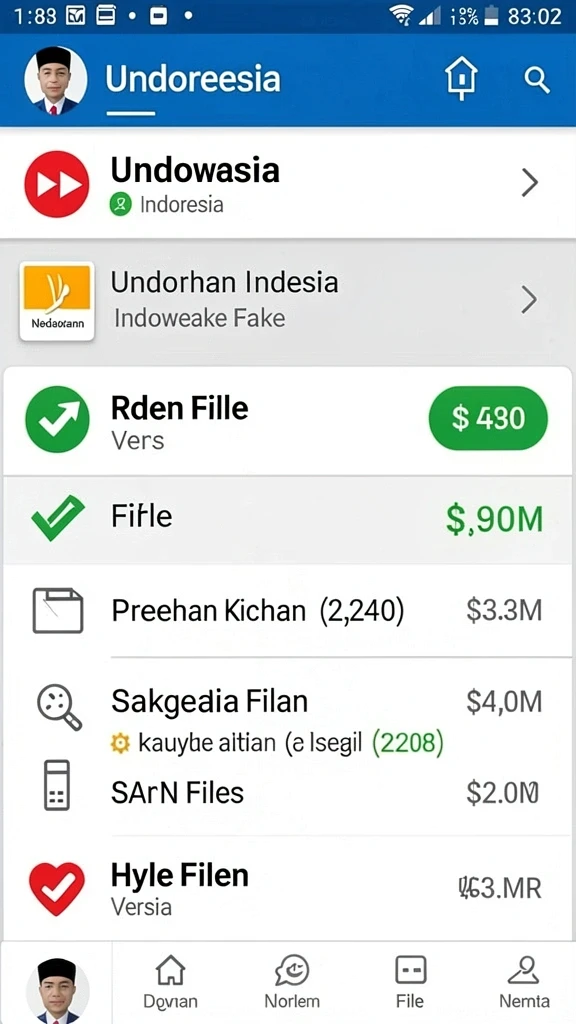 Tampilan antarmuka yang menarik dan user-friendly.