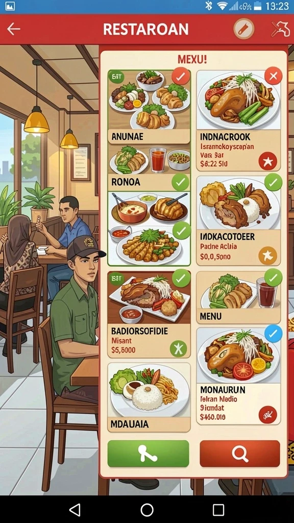 Fitur leaderboard untuk bersaing dengan pemain lain.