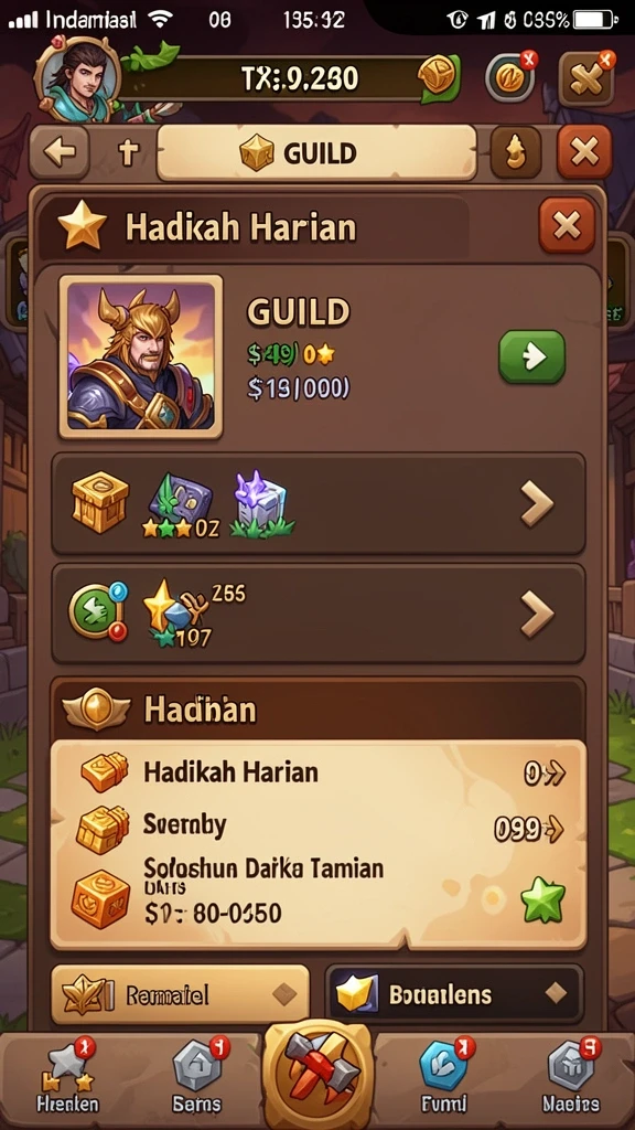Misi dan tantangan seru di setiap level.